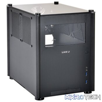 Lian-Li PC-Q36W Windowed Black Mini-Itx Chassis