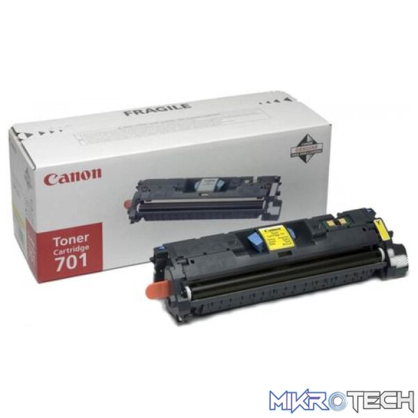 Canon 701 Yellow Toner, 4000pages Canon 701 Yellow Toner, 4000pages