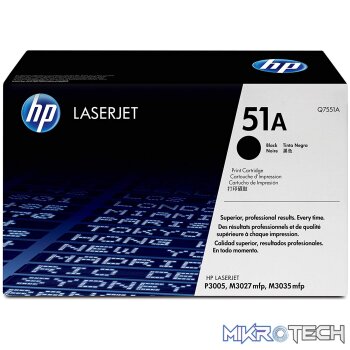 HP Q7551A Black Toner, 6500pages