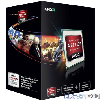 AMD A6-7470K Black Edition - Dual (2) Core 4.0Ghz Desktop APU (Socket FM2+) - With Fan