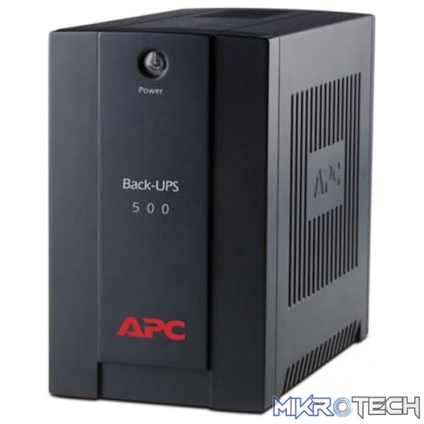 APC Back-UPS 300 Watts / 500 VA black with AVR + Power conditioning UPS APC Back-UPS 300 Watts / 500 VA black with AVR + Power conditioning UPS