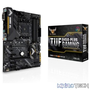 Asus TUF B450-PLUS Gaming AMD B450 AM4 ATX Desktop Motherboard