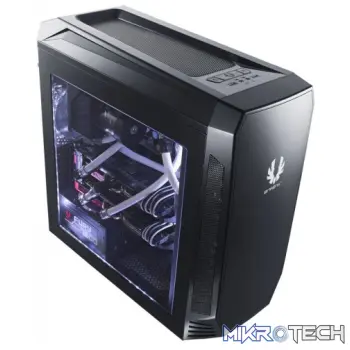 BitFenix Aegis Black Windowed Side Panel Icon Display Micro-ATX Gaming Chassis