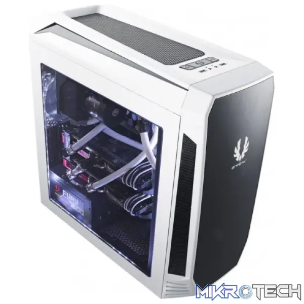 BitFenix Aegis White Windowed Side Panel Icon Display Micro-ATX Gaming Chassis BitFenix Aegis White Windowed Side Panel Icon Display Micro-ATX Gaming Chassis