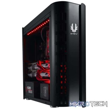 BitFenix Pandora Windowed Black with Programmable Icon Display Micro-ATX Chassis