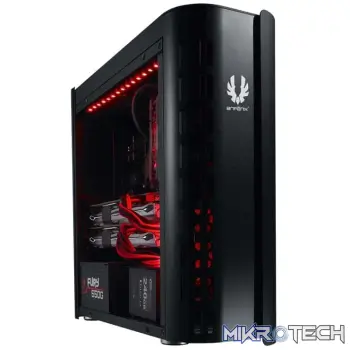 BitFenix Pandora Windowed Black with Programmable Icon Display Micro-ATX Chassis