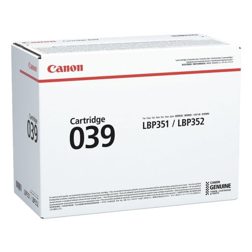 Canon 039 LBP351/LBP352 Black Original Laser Toner Cartridge