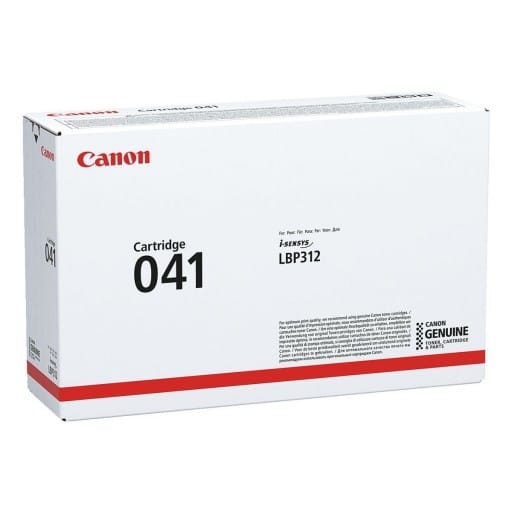 Canon 041 LBP312 Black Original Laser Toner Cartridge