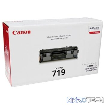 Canon 719 LBP253x Black Original Laser Toner Cartridge