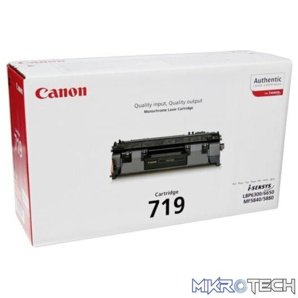 Canon 719 LBP253x Black Original Laser Toner Cartridge Canon 719 LBP253x Black Original Laser Toner Cartridge