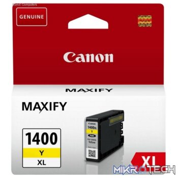 Canon PGI-1400XL Y Yellow DRHD XL Ink Tank (MB2040, MB2340)