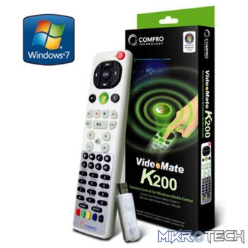 Compro K200 Remote Control for Windows Media Center