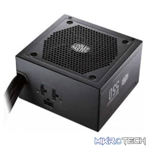 Cooler Master MasterWatt 550W 80 Plus Bronze Certified Semi-Fanless Modular Desktop Power Supply Cooler Master MasterWatt 550W 80 Plus Bronze Certified Semi-Fanless Modular Desktop Power Supply