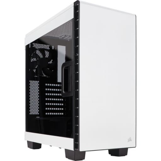 Corsair Carbide Series 400C Clear Full Size Windowed Side Panel E-ATX White Chassis