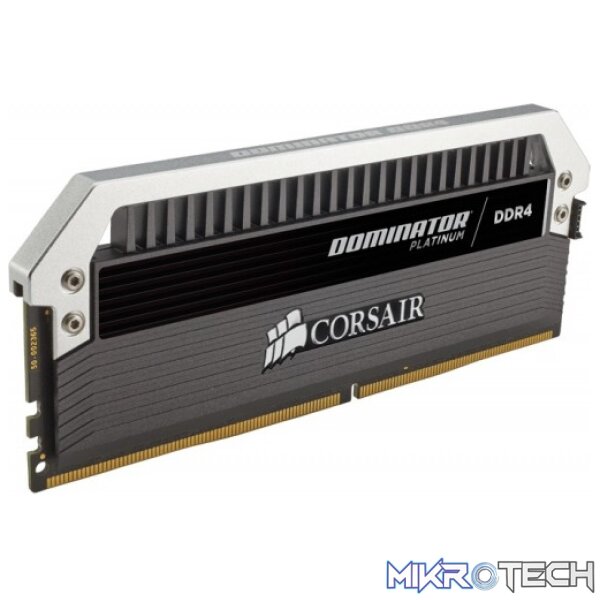 Corsair Dominator PLATINUM 64GB (4x16GB) DDR4-3333MHz CL16 1.35V 288-pin Desktop Memory Corsair Dominator PLATINUM 64GB (4x16GB) DDR4-3333MHz CL16 1.35V 288-pin Desktop Memory
