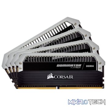 Corsair Dominator Platinum 64GB (4x16GB) DDR4-3466MHz CL16 1.35V 288-Pin Black Desktop Memory