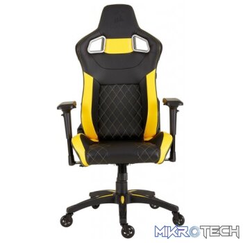 Corsair T1 Race Black and Yellow Gaming Chair - 2018 Edition