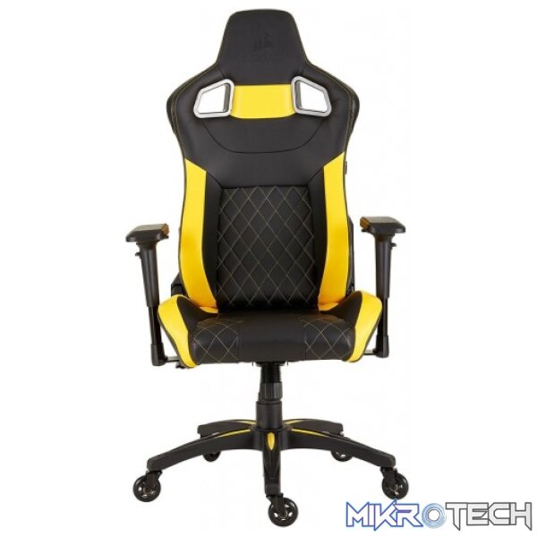 Corsair T1 Race Black and Yellow Gaming Chair - 2018 Edition Corsair T1 Race Black and Yellow Gaming Chair - 2018 Edition