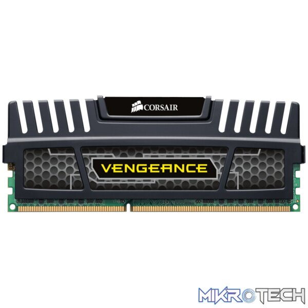 Corsair Vengeance With Black Heatsink 4GB DDR3-1600 CL9 1.5v Desktop Memory Corsair Vengeance With Black Heatsink 4GB DDR3-1600 CL9 1.5v Desktop Memory