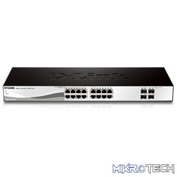 D-Link 20-Port Gigabit WebSmart Switch with 16 UTP and 4 SFP Ports