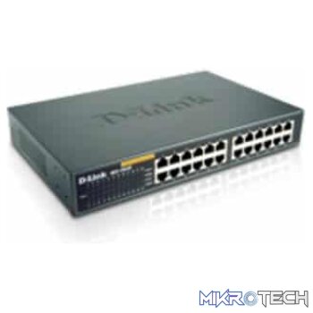 D-Link 24 Port 10/100 Un-managed Destop/Rackmount Switch