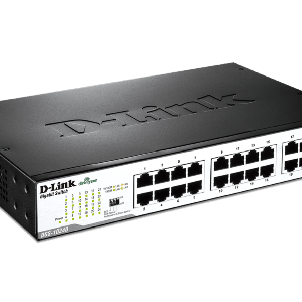 D-Link GigaExpress 24 Port 10/100/1000 Gigabit Un-managed Layer2 Switch