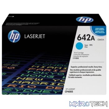 HP CB401A 642A Cyan Original LaserJet Toner Cartridge