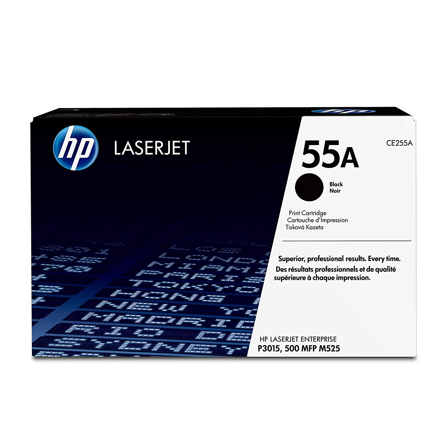 HP CE255A Black Toner, 6000pages - for HP LaserJet P3010 Series, P3015 Series
