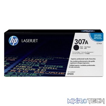 HP CE740A 307A Black Original LaserJet Toner Cartridge