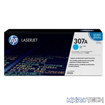 HP CE741A 307A Cyan Original LaserJet Toner Cartridge