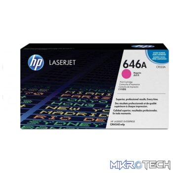 HP CF033A 646A Magenta Original LaserJet Toner Cartridge