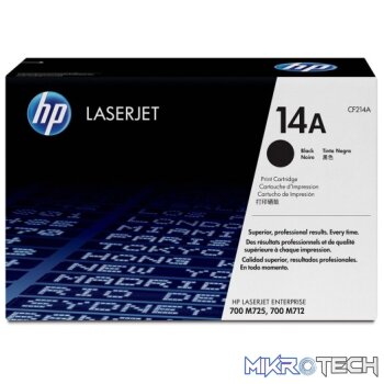 HP CF214A 14A Black Original LaserJet Toner Cartridge