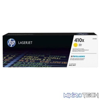 HP CF412X 410X High Yield Yellow Original LaserJet Toner Cartridge