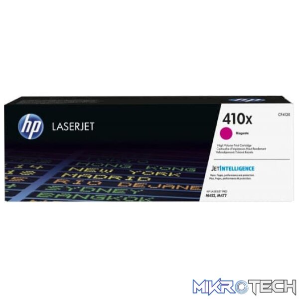 HP CF413X 410X High Yield Magenta Original LaserJet Toner Cartridge HP CF413X 410X High Yield Magenta Original LaserJet Toner Cartridge