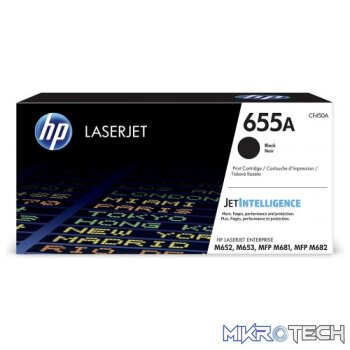 HP CF450A 655A Black Original LaserJet Toner Cartridge