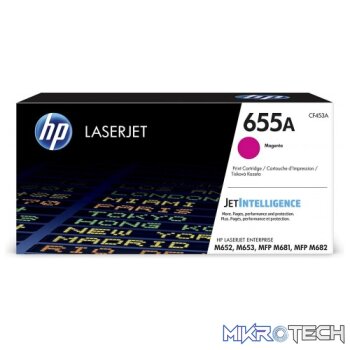 HP CF453A 655A Magenta Original LaserJet Toner Cartridge