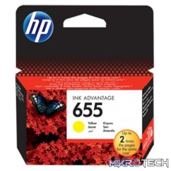 HP CZ112AE No. 655 Yellow Original Ink Cartridge