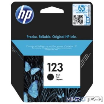 HP F6V17AE 123 Black Original Inkjet Cartridge