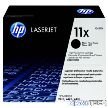 HP Q6511X 11X High Yield Black Original LaserJet Toner Cartridges