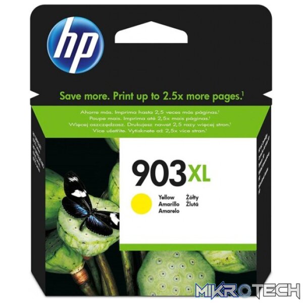 HP T6M11AE 903XL High Yield Yellow Original Ink Cartridge HP T6M11AE 903XL High Yield Yellow Original Ink Cartridge