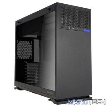 In-Win IW-102-Black 102 Tempered Glass Black Steel ATX Mid Tower Desktop Chassis