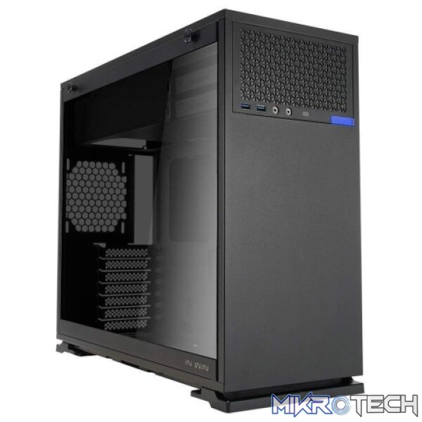 In-Win IW-102-Black 102 Tempered Glass Black Steel ATX Mid Tower Desktop Chassis In-Win IW-102-Black 102 Tempered Glass Black Steel ATX Mid Tower Desktop Chassis