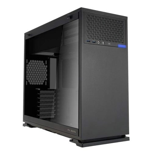 In-Win IW-102-Black 102 Tempered Glass Black Steel ATX Mid Tower Desktop Chassis