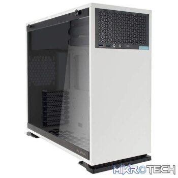 In-Win IW-102-White 102 Tempered Glass White Steel ATX Mid Tower Desktop Chassis