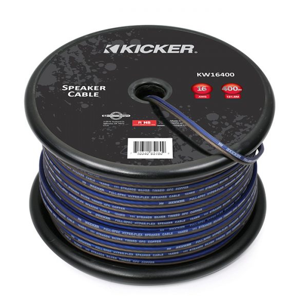 Kicker KW16400 16AWG 400ft Speaker Wire