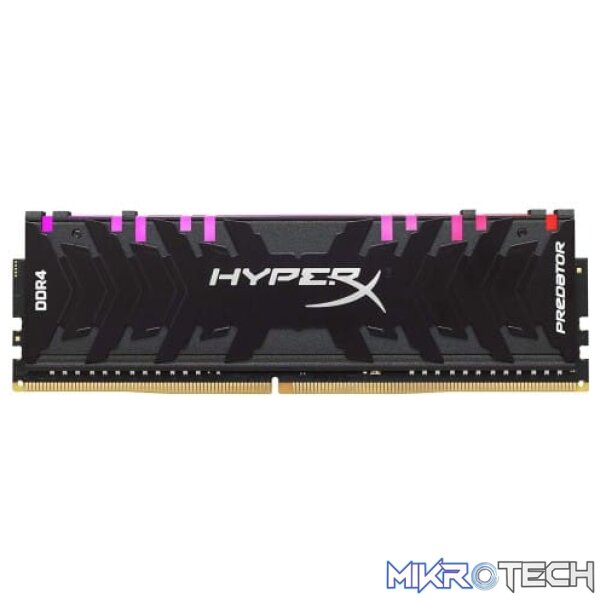 Kingston HyperX Predator 8GB (1x8GB) DDR4-3200MHz CL16 1.35V Black Desktop Memory Kingston HyperX Predator 8GB (1x8GB) DDR4-3200MHz CL16 1.35V Black Desktop Memory