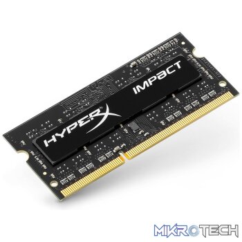 Kingston Hyper-X Impact Black 4GB DDR3L 1600 CL9 Notebook Memory
