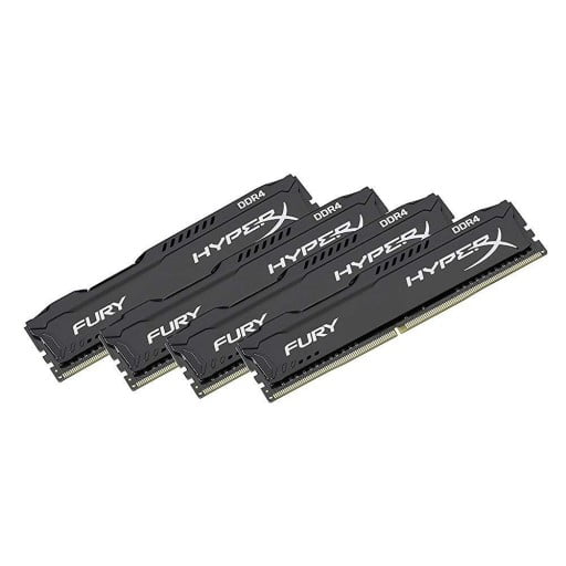 Kingston HyperX Fury 32GB (4x8GB) DDR4-2933MHz CL17 1.2V Black Desktop Memory
