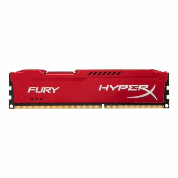 Kingston HyperX Fury 4GB (1x4GB) 1866MHz CL10 1.5V 240Pin Red Desktop Memory