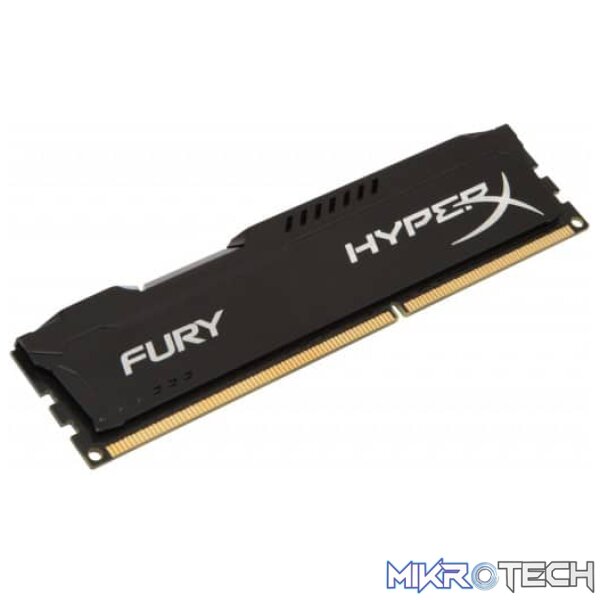 Kingston HyperX Fury 4GB (1x4GB) DDR3L-1600MHz CL10 1.35V Black Desktop Memory Kingston HyperX Fury 4GB (1x4GB) DDR3L-1600MHz CL10 1.35V Black Desktop Memory